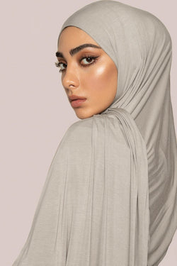 Olive Bamboo Jersey Hijab