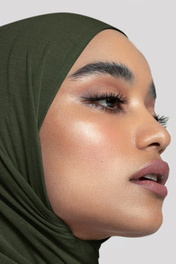 Khaki Bamboo Jersey Hijab