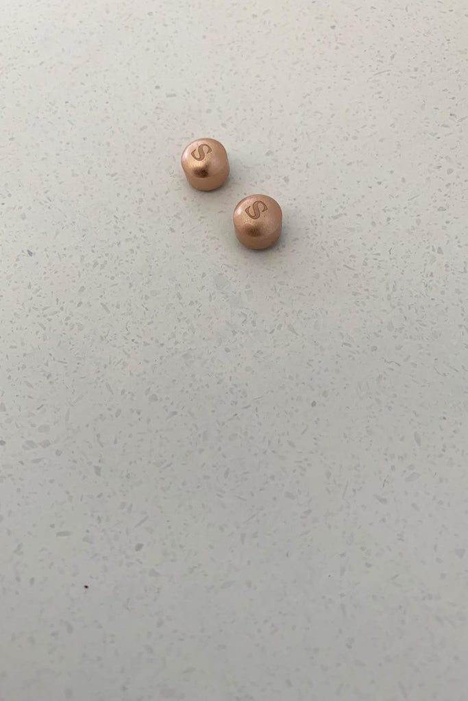 Set of 2 Brushed Rose Gold Magnetic Hijab Pins