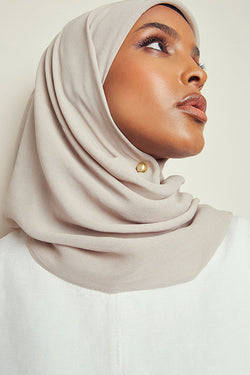 Linen Rough Cupro Chiffon Hijab