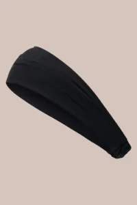 jet black head band