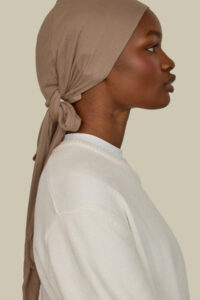 Brushed pecan ribbed wrap - Outlet