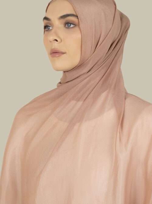 Blush Silk Chiffon Hijab