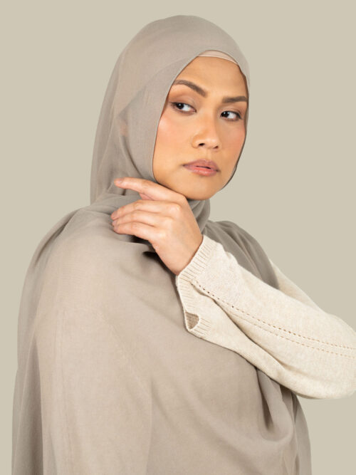 Flint Silk Georgette Hijab