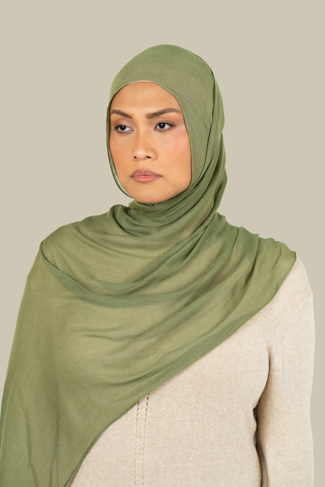 Green Meadow Modal Silk Hijab