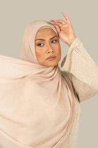 Nude Crepe Hijab