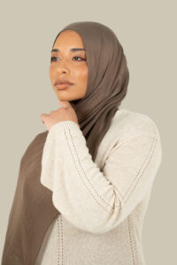 Mocha Tight Weave Hijab